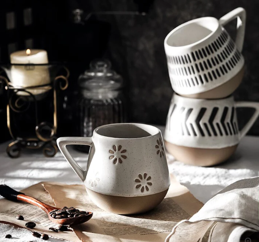 Hand-painted Ceramic Coffee Mug