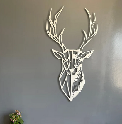Medium Nordic Stag Head Wall Art