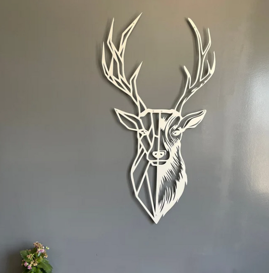 Medium Nordic Stag Head Wall Art