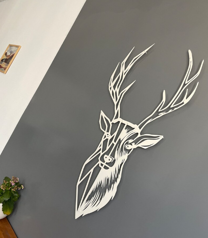 Medium Nordic Stag Head Wall Art