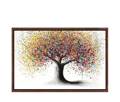 Rainbow Soul Tree Art Prints on Canvas Wall Art