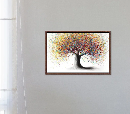 Rainbow Soul Tree Art Prints on Canvas Wall Art
