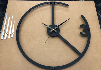 Wall clock Metal moderne