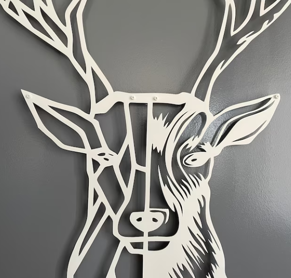 Medium Nordic Stag Head Wall Art