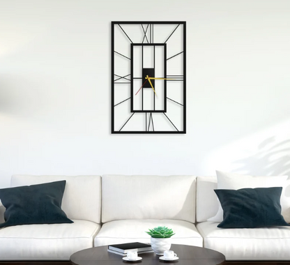 Wall Clock Décor mural en métal