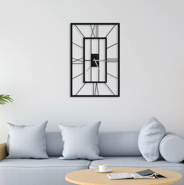 Wall Clock Décor mural en métal