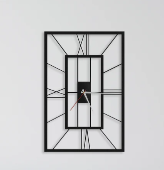 Wall Clock Décor mural en métal
